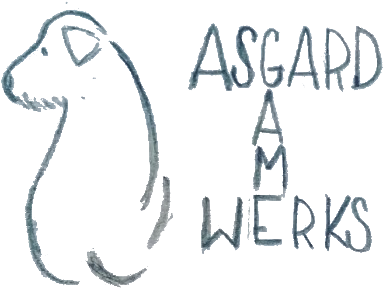 Asgard Gamewerks logo - Rough around the edges, a work in progress